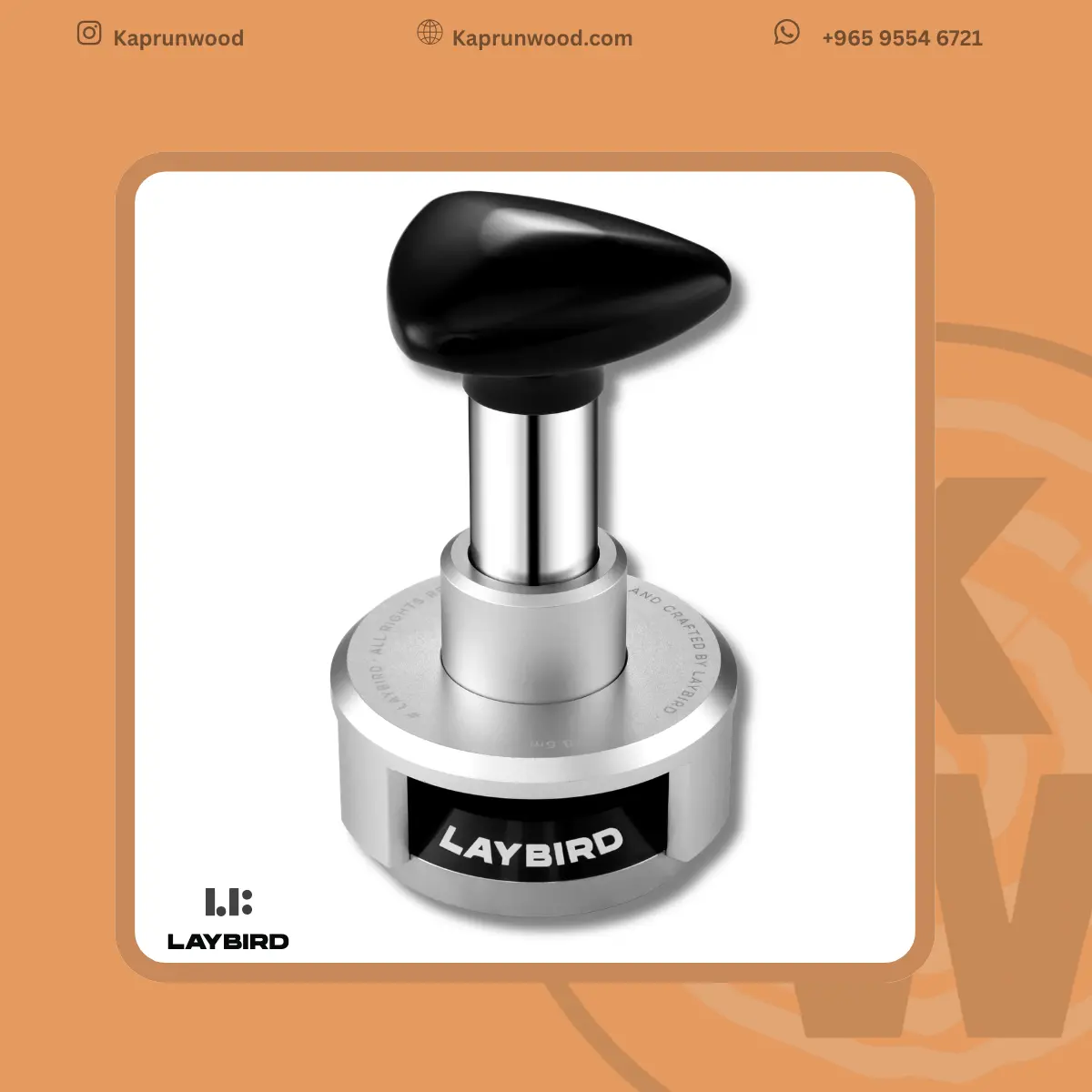 مكبس القهوة الاحترافي المتطور من LAYBIRD (مقاس 58.5mm)