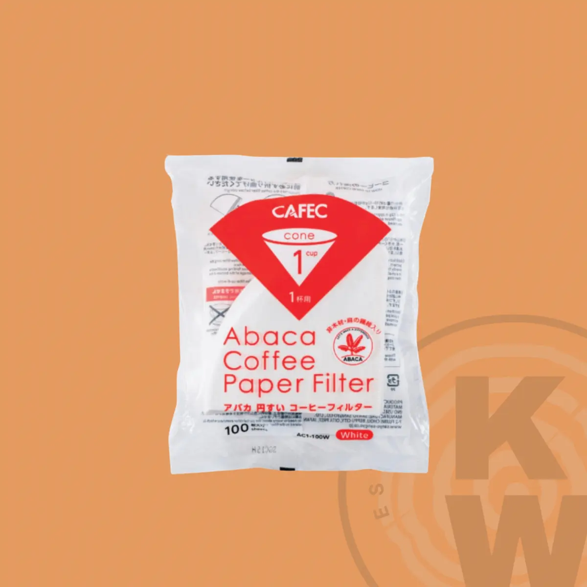 فلاتر قهوة CAFEC – مقاس - 01 – 100 قطعة