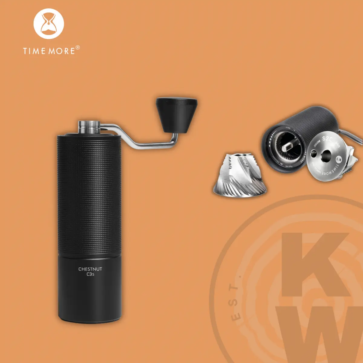 مطحنة القهوة اليدوية TIMEMORE Chestnut C3S