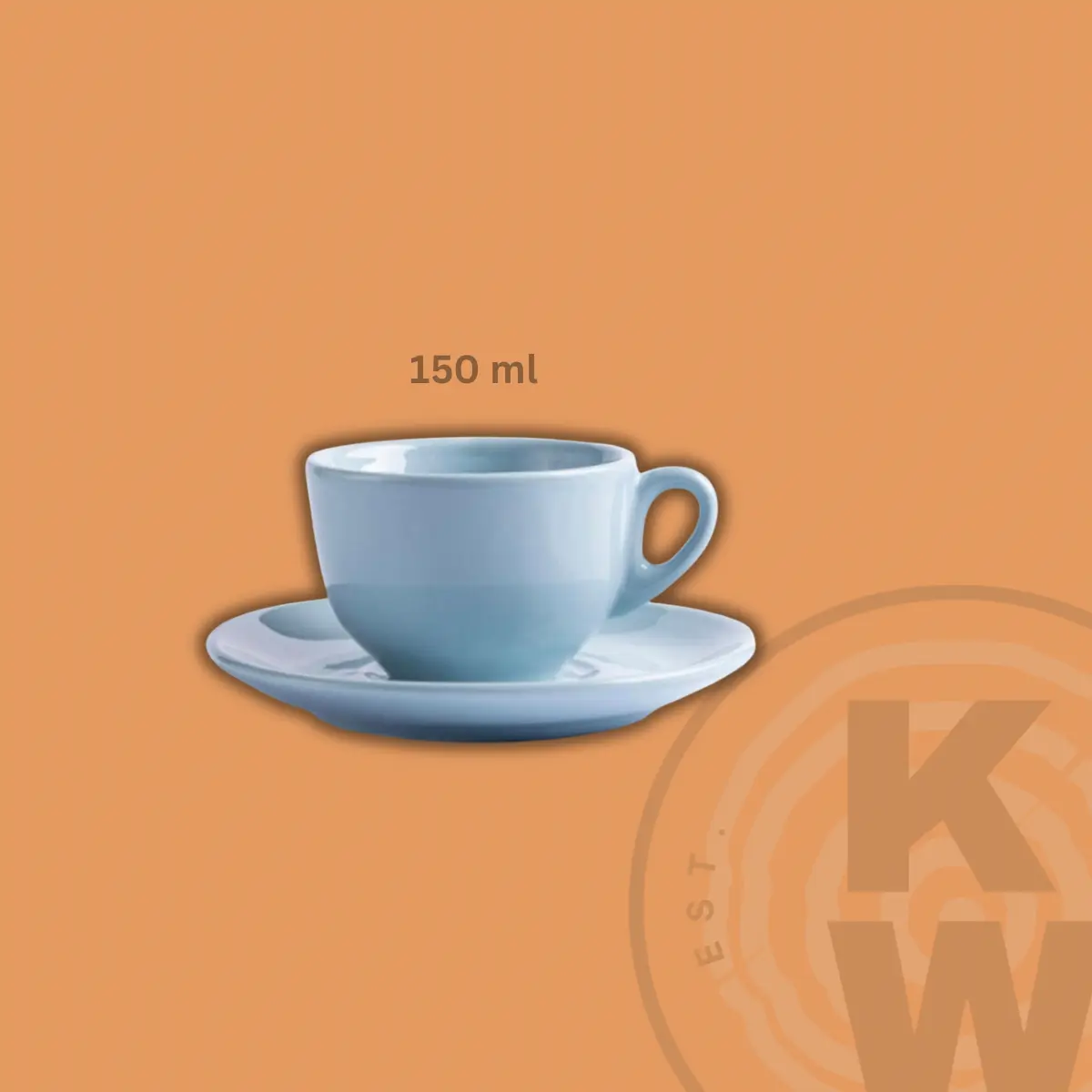 كوب كابتشينو بيروجا 150 مل | IPA Cup Delicate Blue