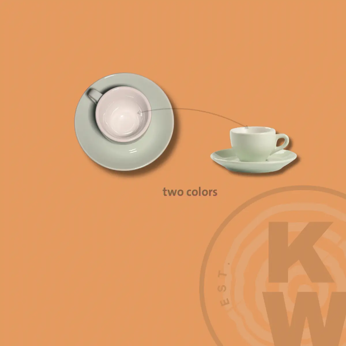 كوب اسبريسو بيروجا (لونين) 65 مل IPA Cup Munt Green