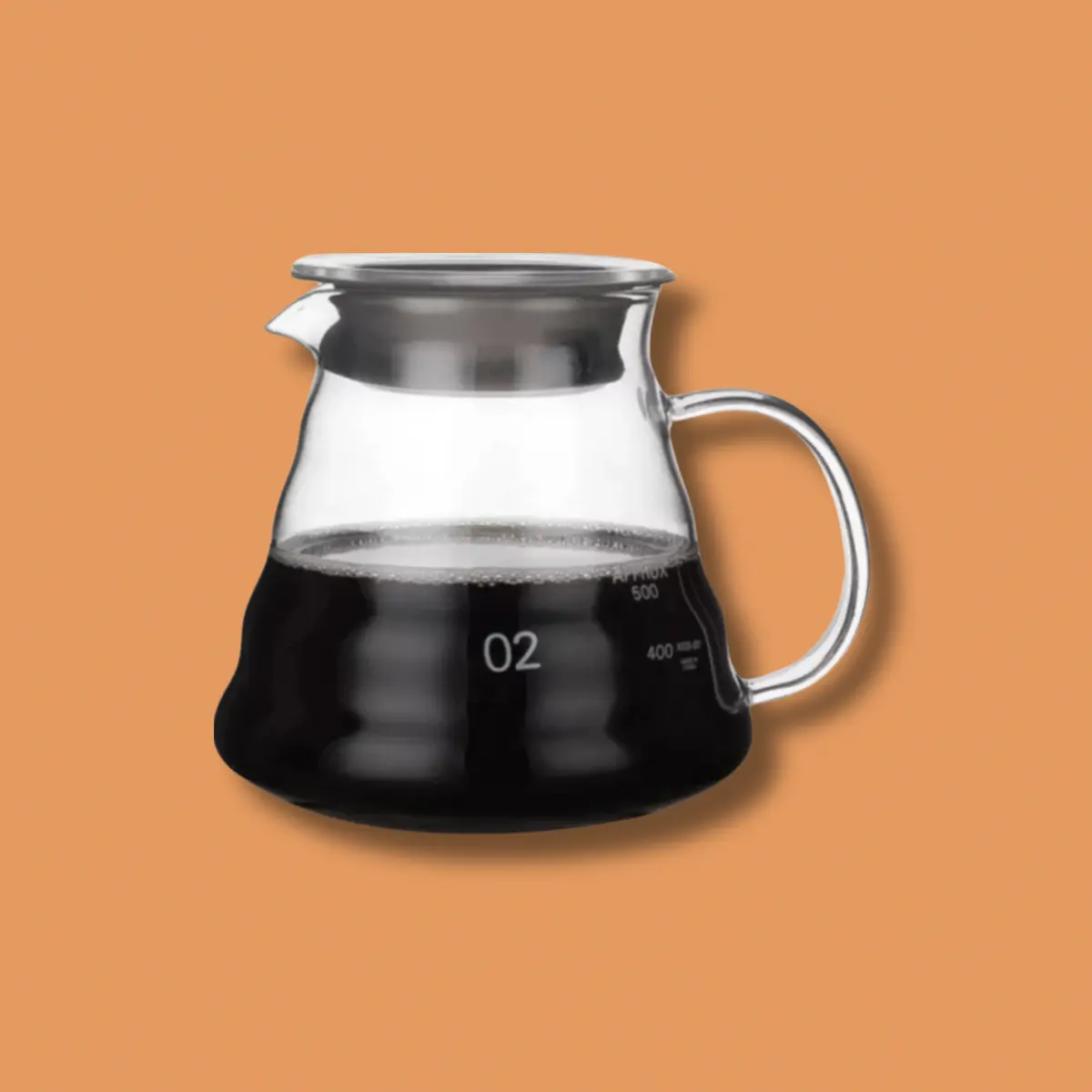 سيرفر 02 زجاجي 600مل مموج